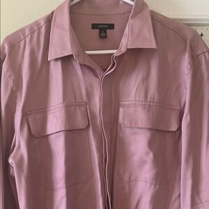 Alfani Men's Mauve Shirt Jacket